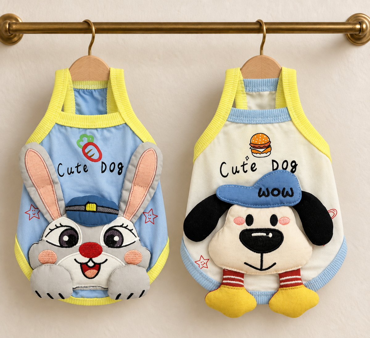 Cute Dog Plush Tank