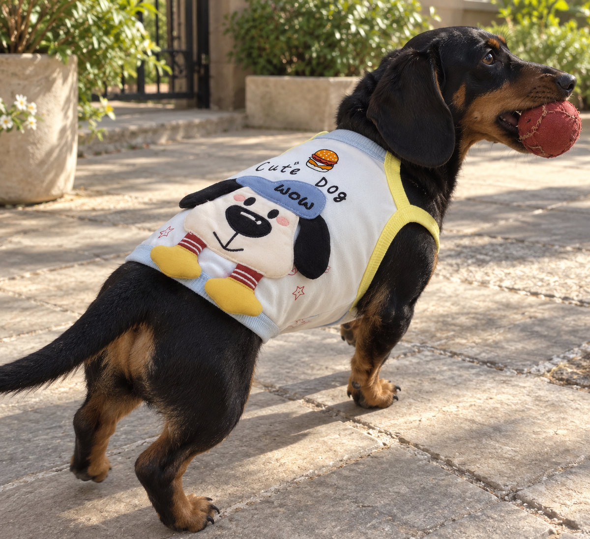 Cute Dog Plush Tank