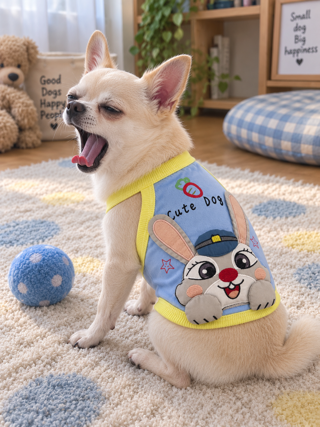 Cute Dog Plush Tank