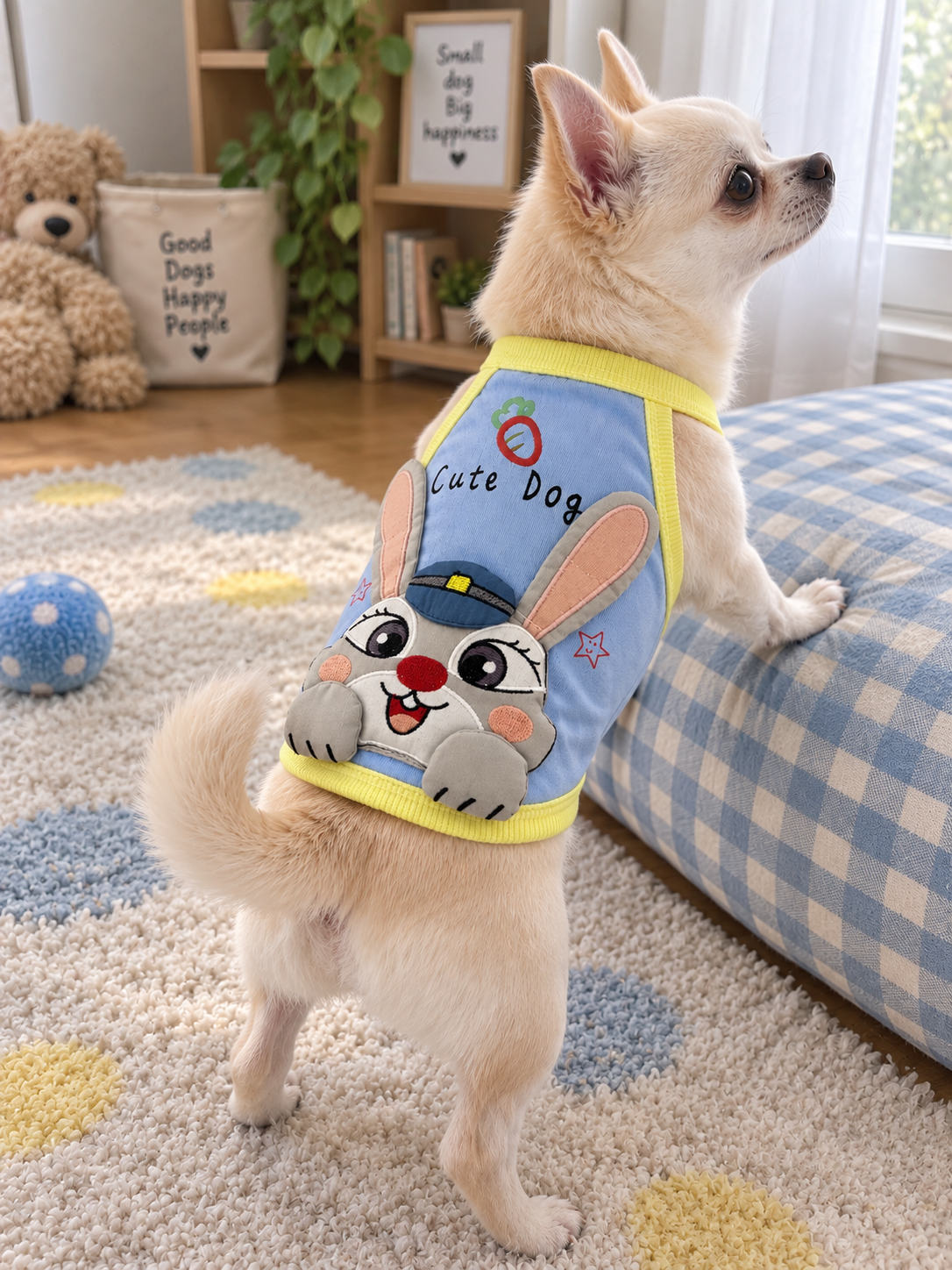 Cute Dog Plush Tank