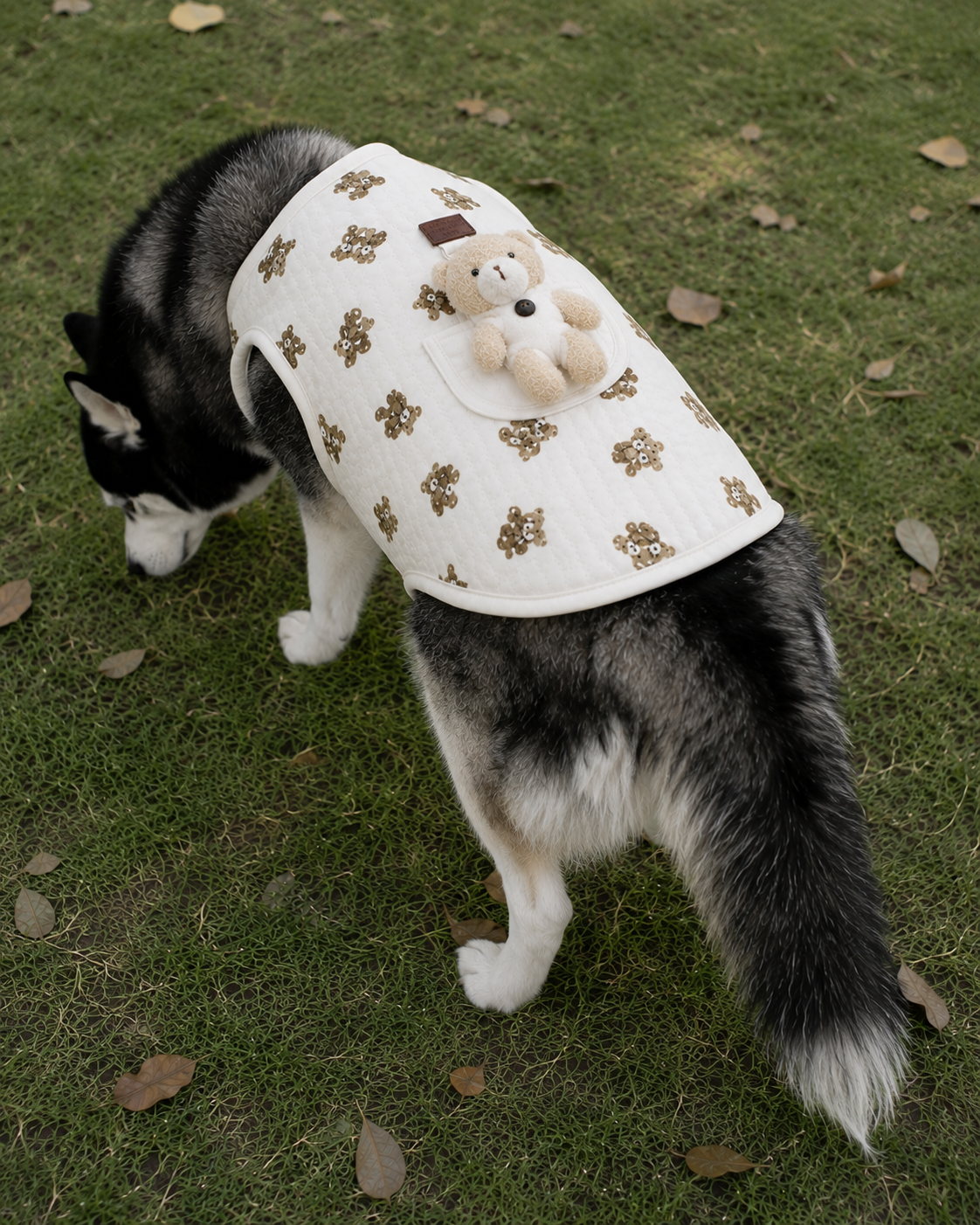 Bear Print Vest