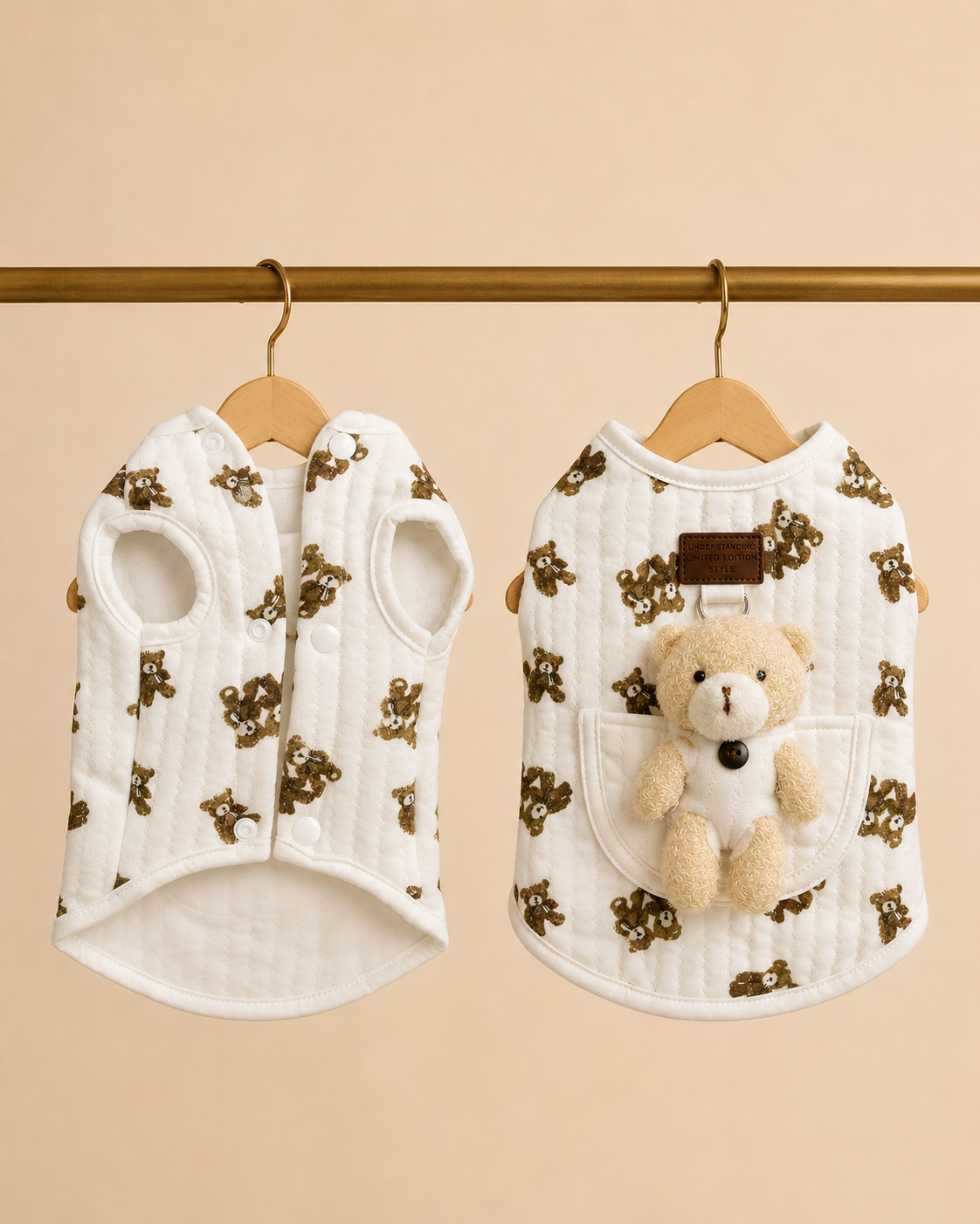 Bear Print Vest